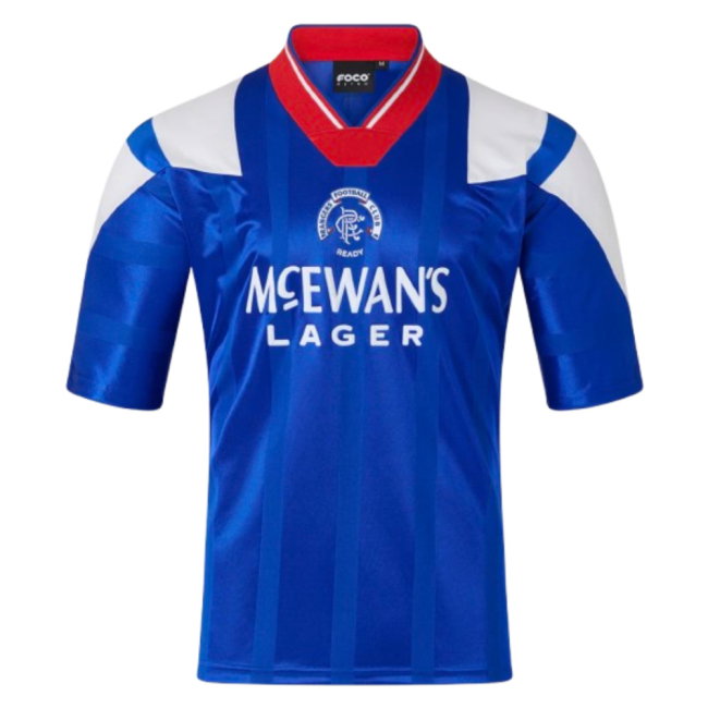 1992-1994 Rangers Retro Home Shirt (FERGUSON 6)-PitchVibe Kits